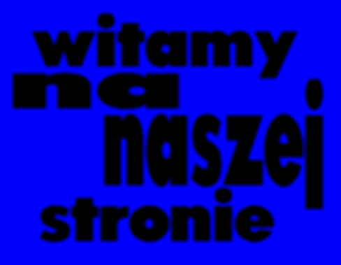 witamy na naszej stronie